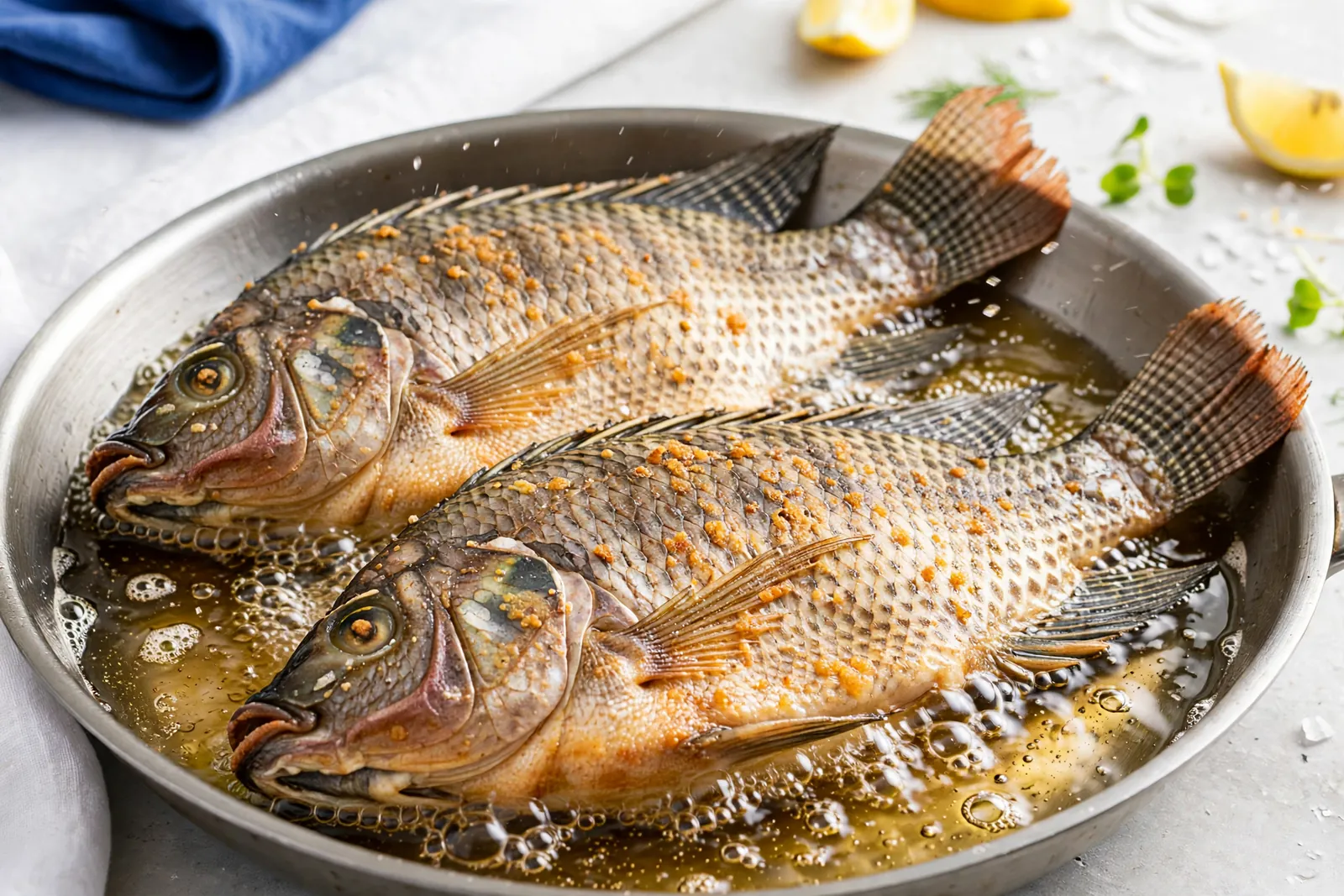 Fried whole